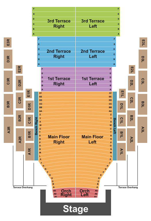 Clowes Memorial Hall The Wiz Seating Chart